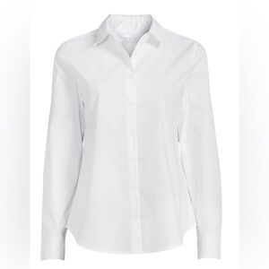 Time and Tru Women's Long Sleeve Button Down Shirt
